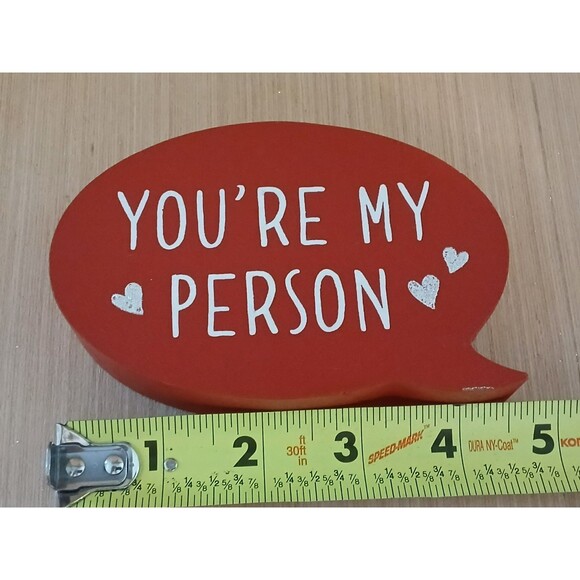 You're My Person Quote Wood Pet Sign Decoration Animal Lovers Gift - Picture 4 of 6